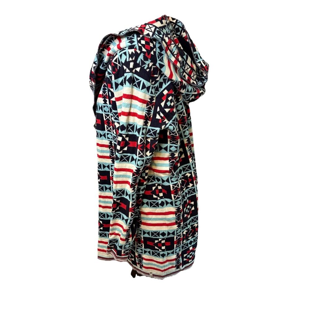 Woolrich Women's Southwestern Print Cardigan Sweater Coatigan Aztec Sz M Western - Picture 2 of 8